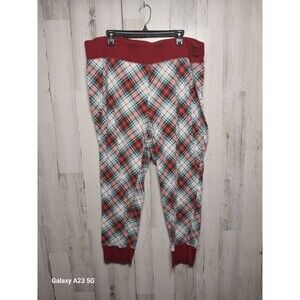 Sleep By Cacique Women's 26/28 Red Plaid Pajama Pants